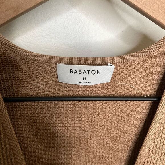 Aritzia Babaton Deep V Sculpt Knit Dress - Picture 4 of 7